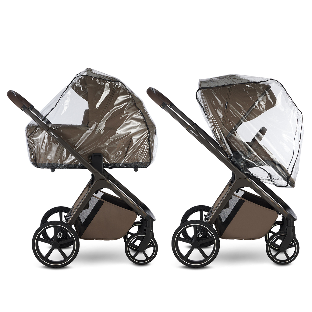 EASYWALKER Set kočík 4v1 Zoey Go Pure Black XXL Limited + CBX Aton B2 i-Size + Cybex Base One