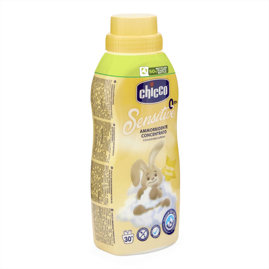 CHICCO Aviváž koncentrovaná Baby Sensitive Jemný dotyk 750 ml + vlhčené obrúsky 72 ks zadarmo