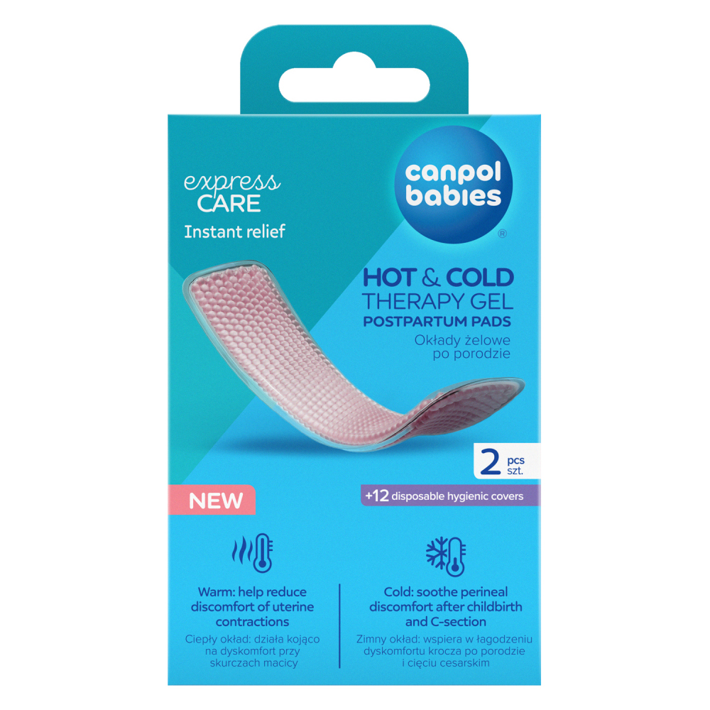 CANPOL BABIES Vložky popôrodné gélové Hot&amp;Cold 2ks