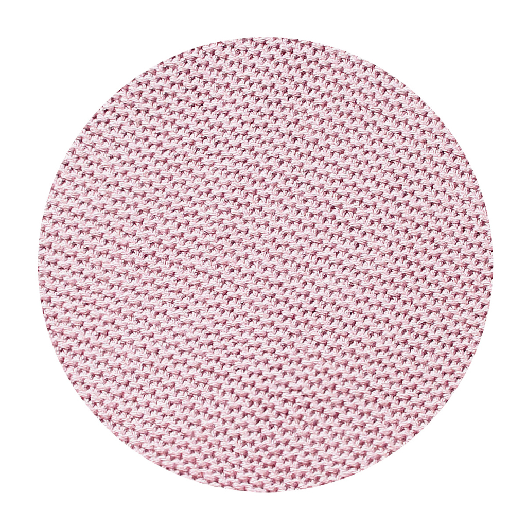 BABYONO Deka pletená bambusová Pink 75x100cm