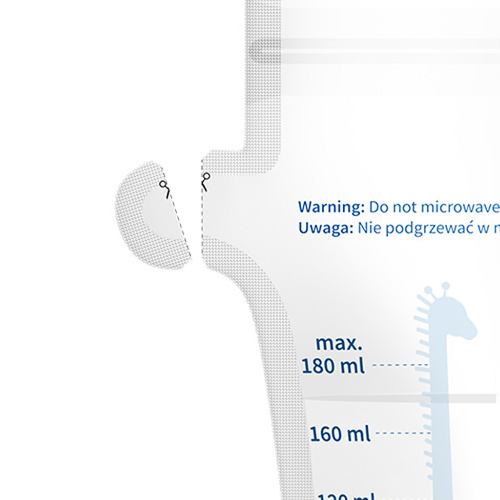 BABYONO Sáčky na materské mlieko 180ml, 30ks