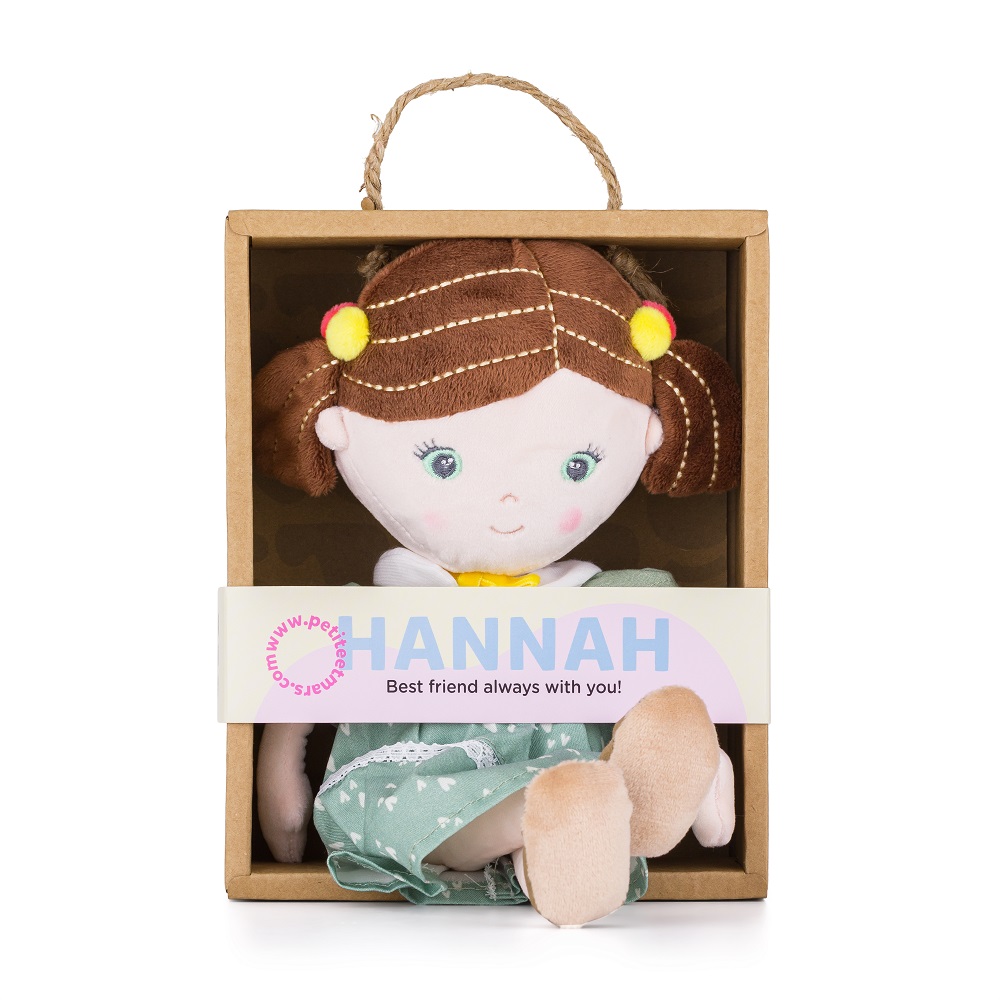 PETITE&amp;MARS Bábika plyšová Hannah 0m+, 35 cm