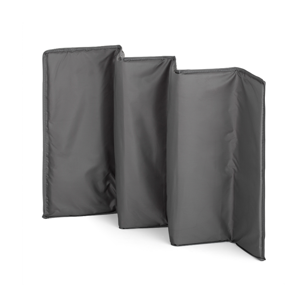 PETITE&amp;MARS Postieľka cestovná Koot Lite s matracom Foldie, Dark Grey