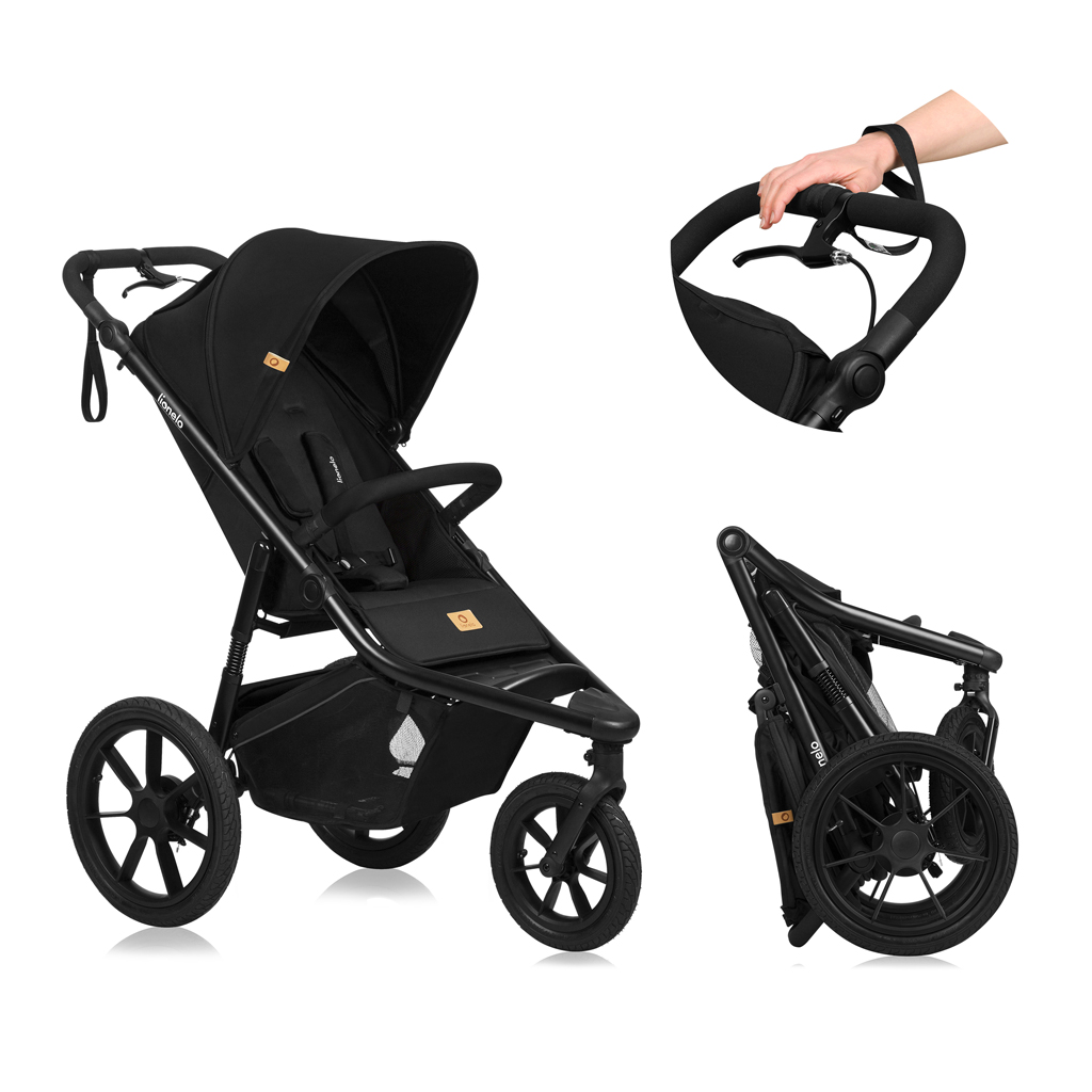 LIONELO Kočík športový Azura Black Onyx