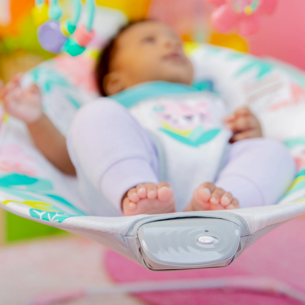 BRIGHT STARTS Lehátko vibrujúce Rainforest Vibes™ 0m+ do 9kg