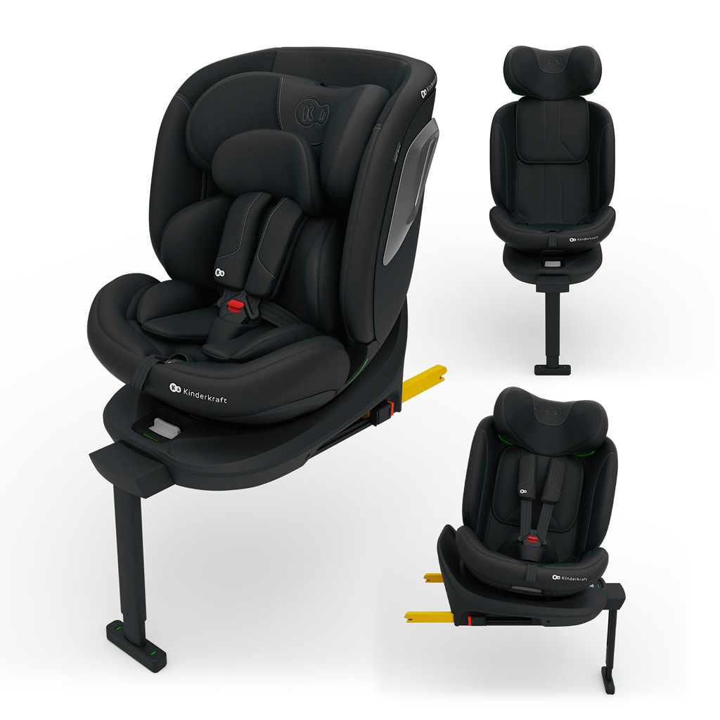 KINDERKRAFT Autosedačka i-360 2 Plus (40-150 cm) Black