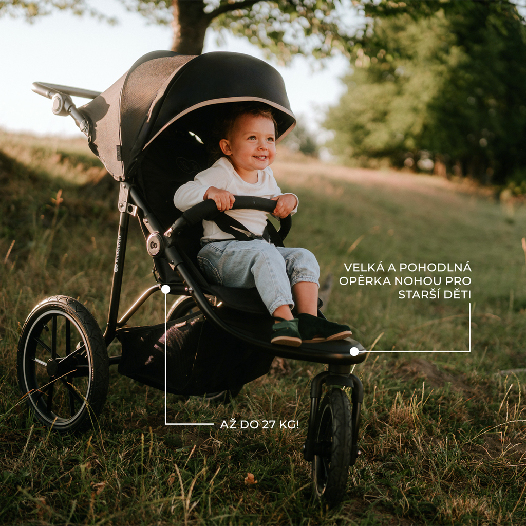 KINDERKRAFT Kočík športový Helsi 2 Black