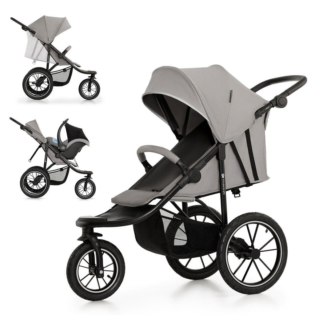 KINDERKRAFT Kočík športový Helsi 2 Grey