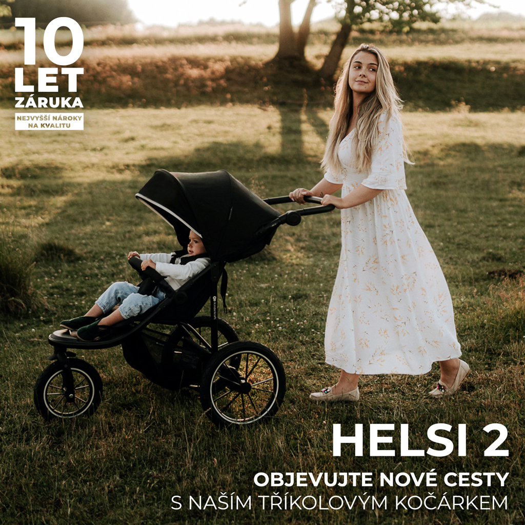 KINDERKRAFT Kočík športový Helsi 2 Grey