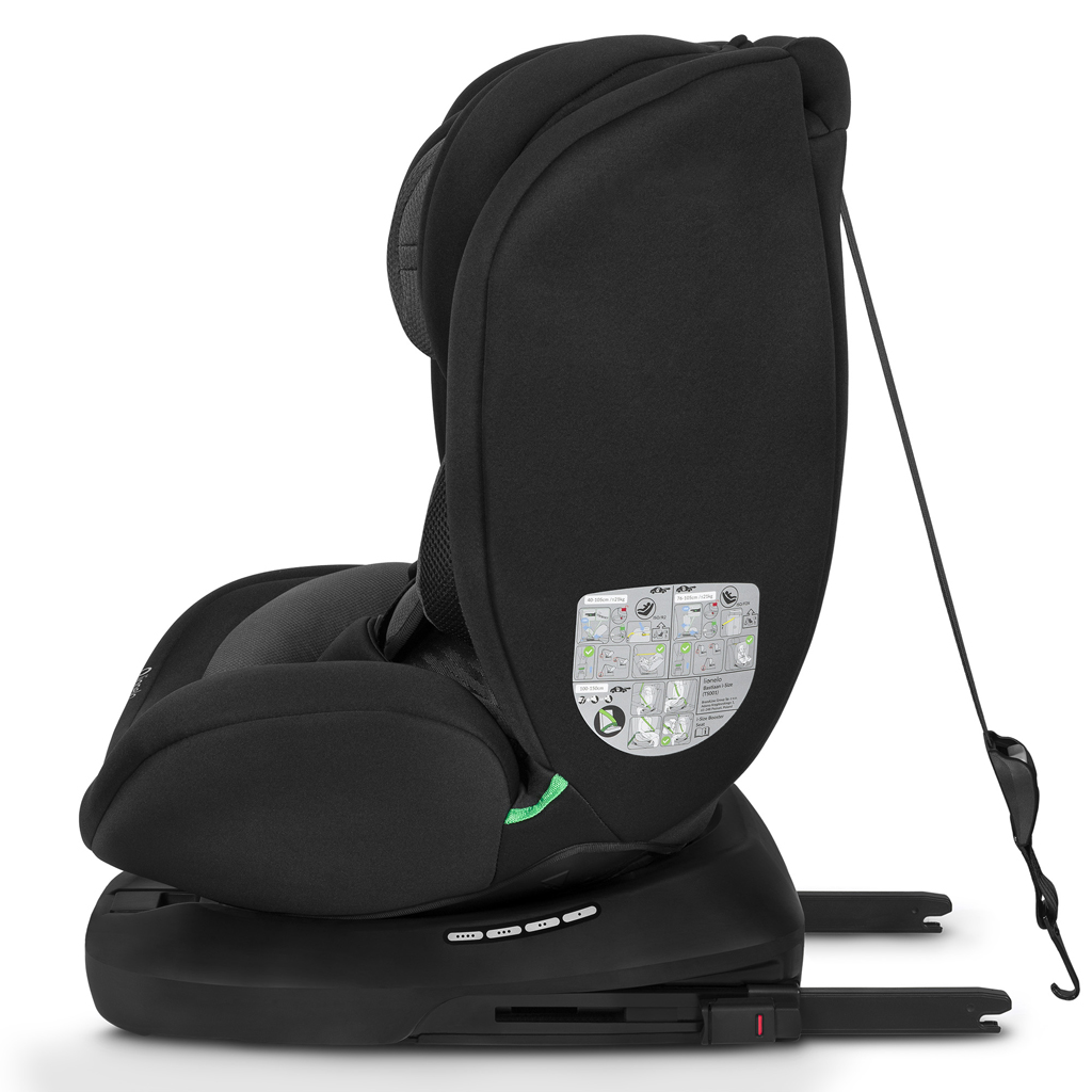 LIONELO Autosedačka Bastiaan i-Size (40-150 cm) Black Grey