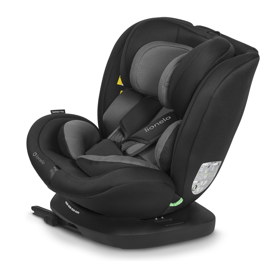 LIONELO Autosedačka Bastiaan i-Size (40-150 cm) Black Grey