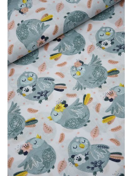 Bavlna Birds bavlna Birds