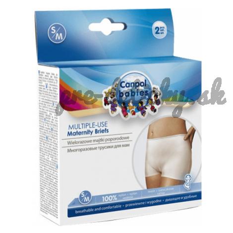 CANPOL BABIES 73/002 Popôrodné nohavičky na viac použití 2 ks S/M