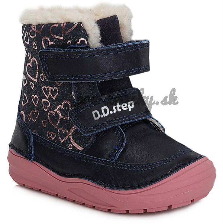 DD Step W071-346B Royal Blue-A detské topánky