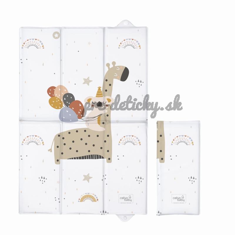 CEBA BABY Podložka prebaľovacia cestovná (40x60) Giraffe
