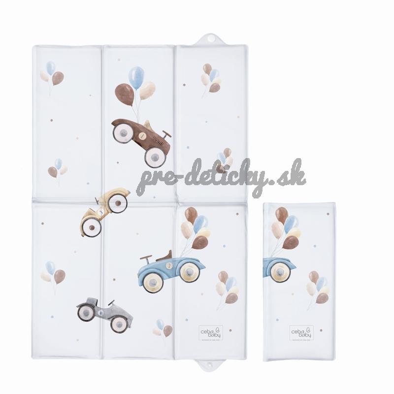 CEBA BABY Podložka prebaľovacia cestovná (40x60) Retro Cars