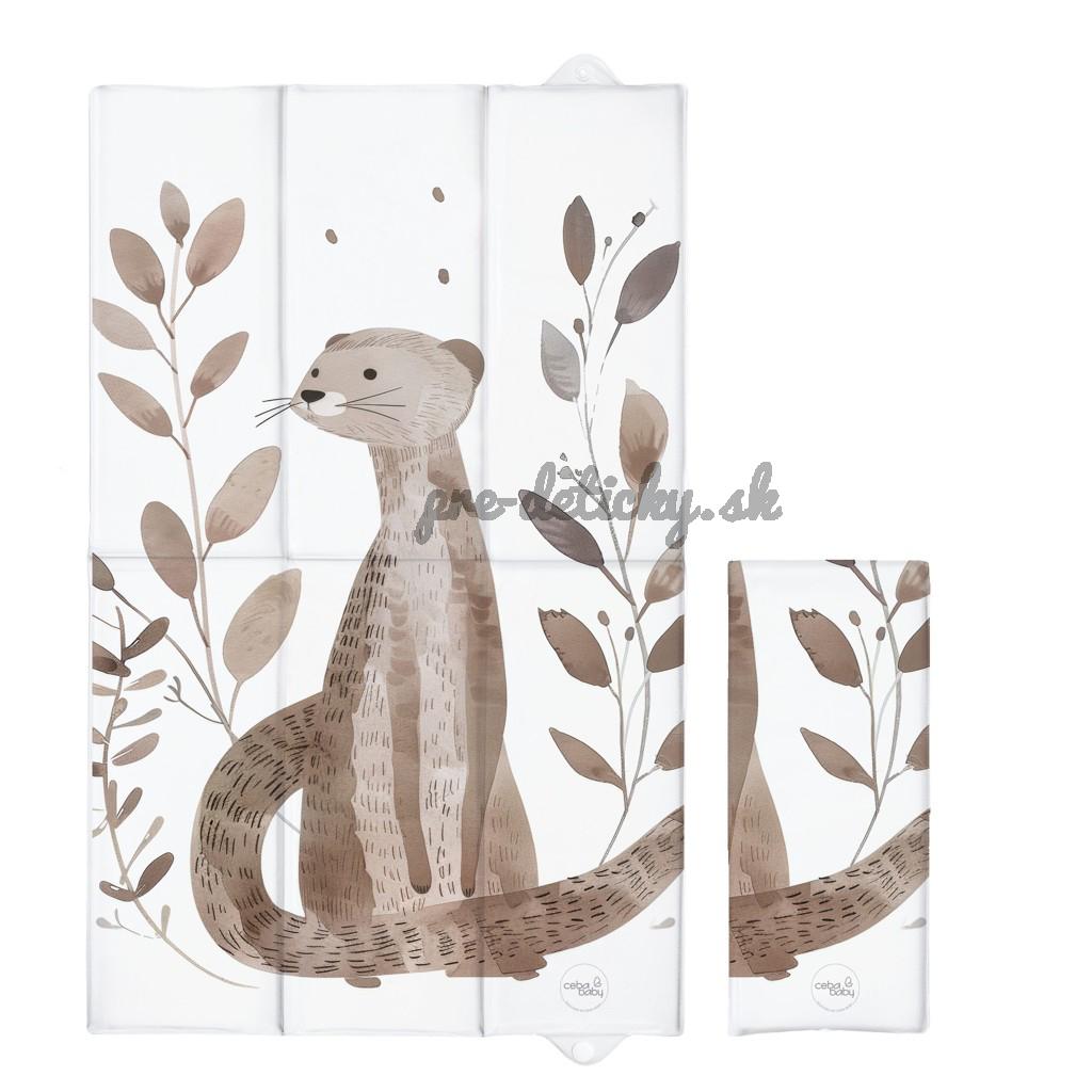 CEBA BABY Podložka prebaľovacia cestovná (80x50) Basic Clever Otter