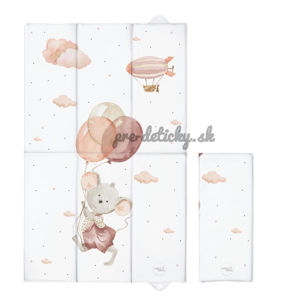 CEBA BABY Podložka prebaľovacia cestovná (80x50) Basic Mouse