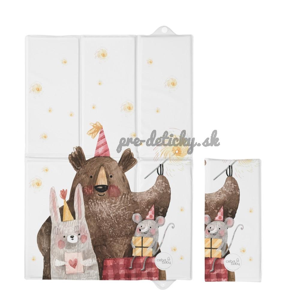 CEBA BABY Podložka prebaľovacia cestovná (60x40) Basic Celebration