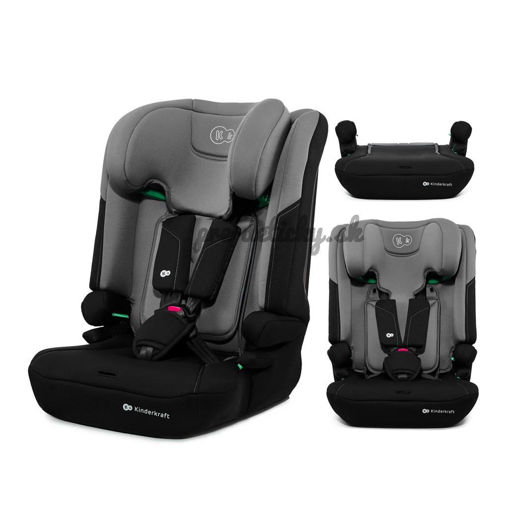 KINDERKRAFT Autosedačka I-Comfy i-Size (76 do 150 cm) Dark Grey