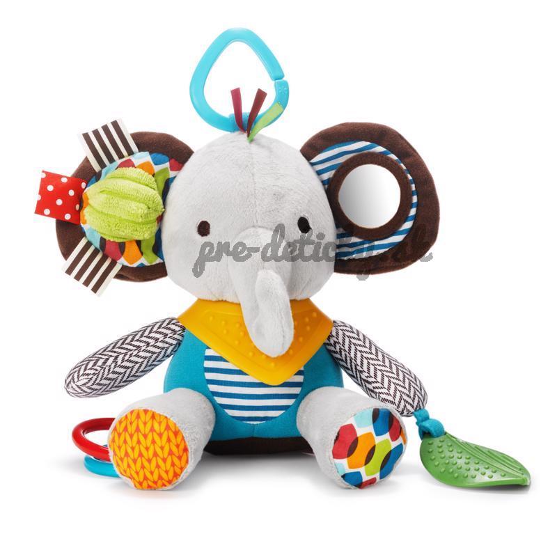 SKIP HOP Hračka aktívna na C krúžku Bandana Buddies Sloník 0m+