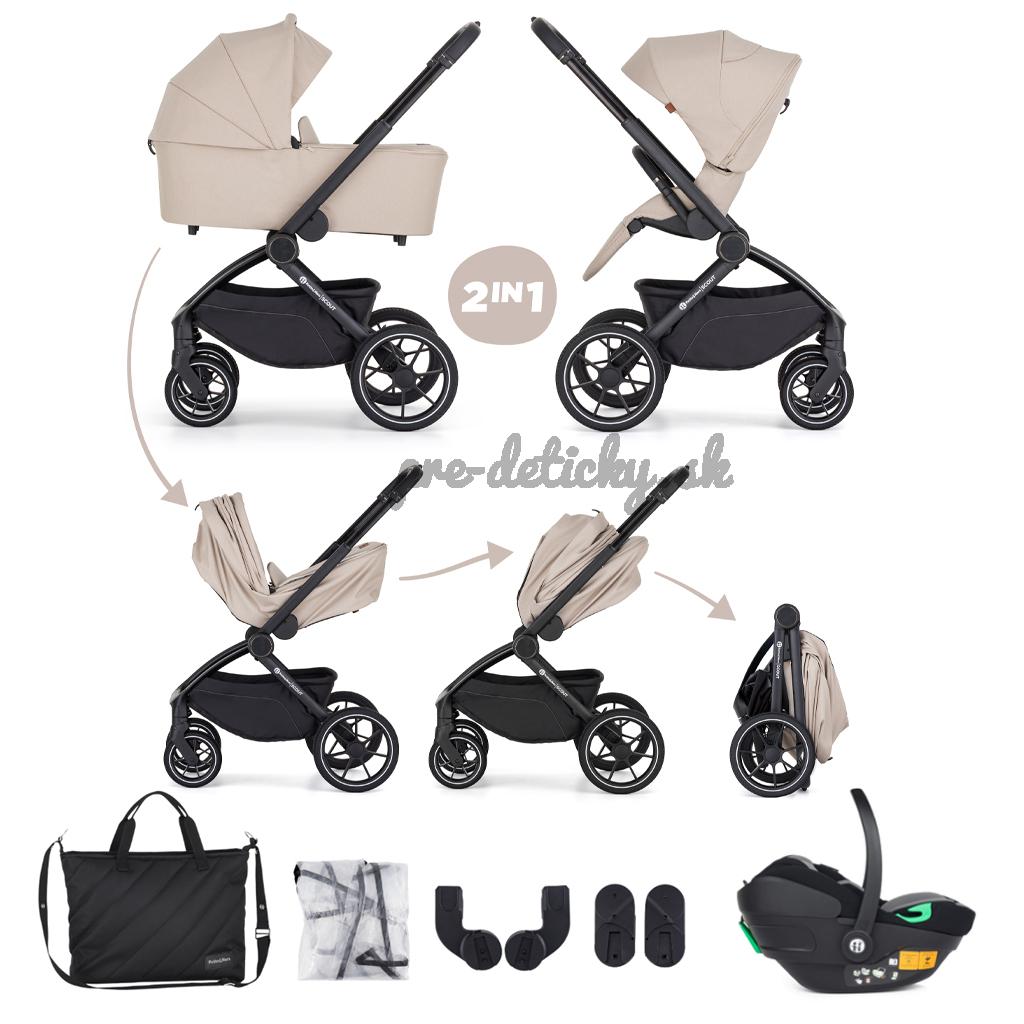 PETITE&MARS Kočík kombinovaný SCOUT 3v1 Soft Mousse s Core Pro i-Size