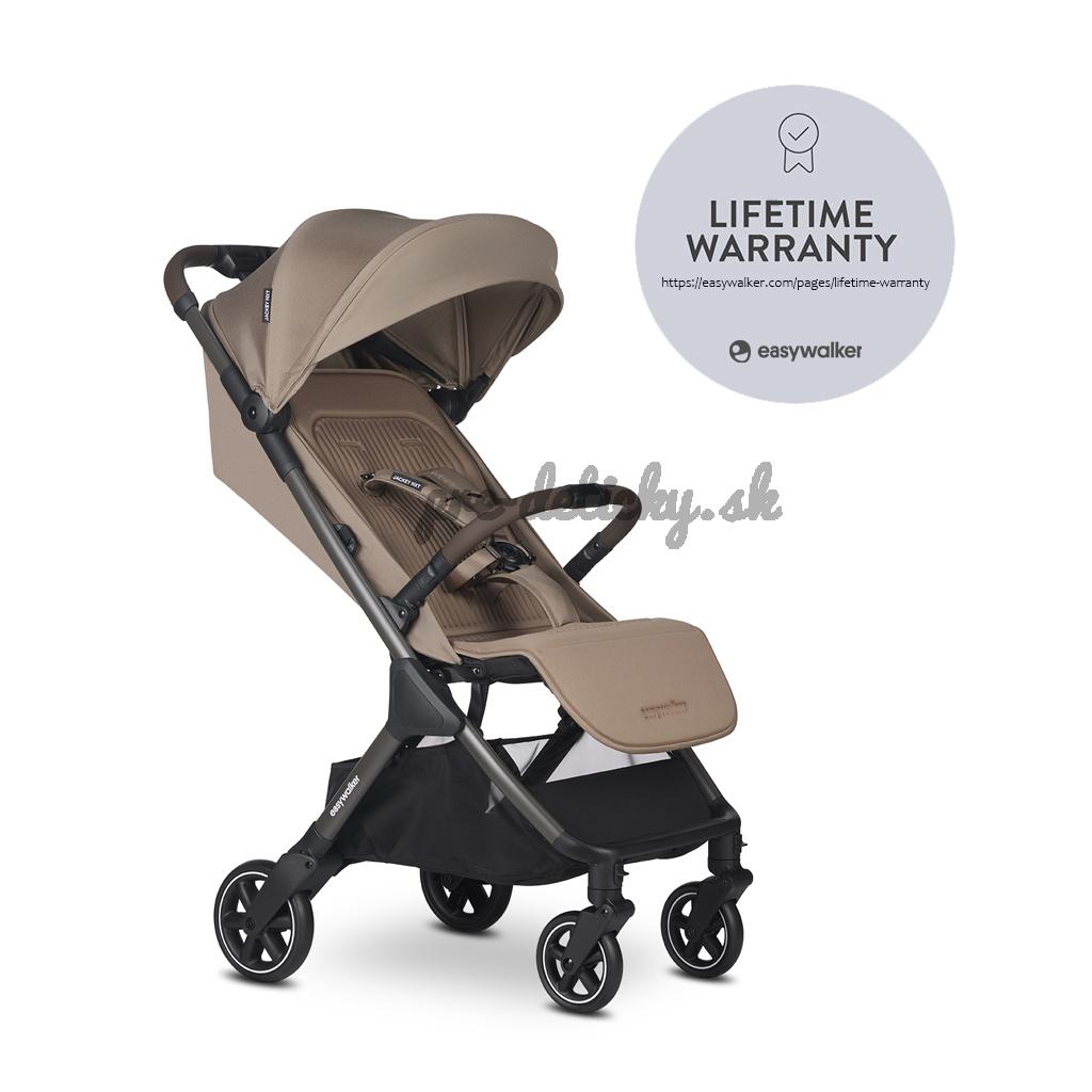 EASYWALKER Športový kočík Jackey NXT Mocha Brown