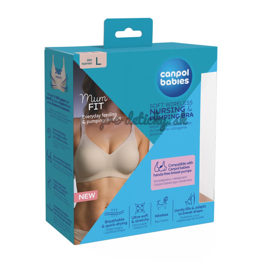 CANPOL BABIES Podprsenka na dojčenie a odsávanie MumFIT L