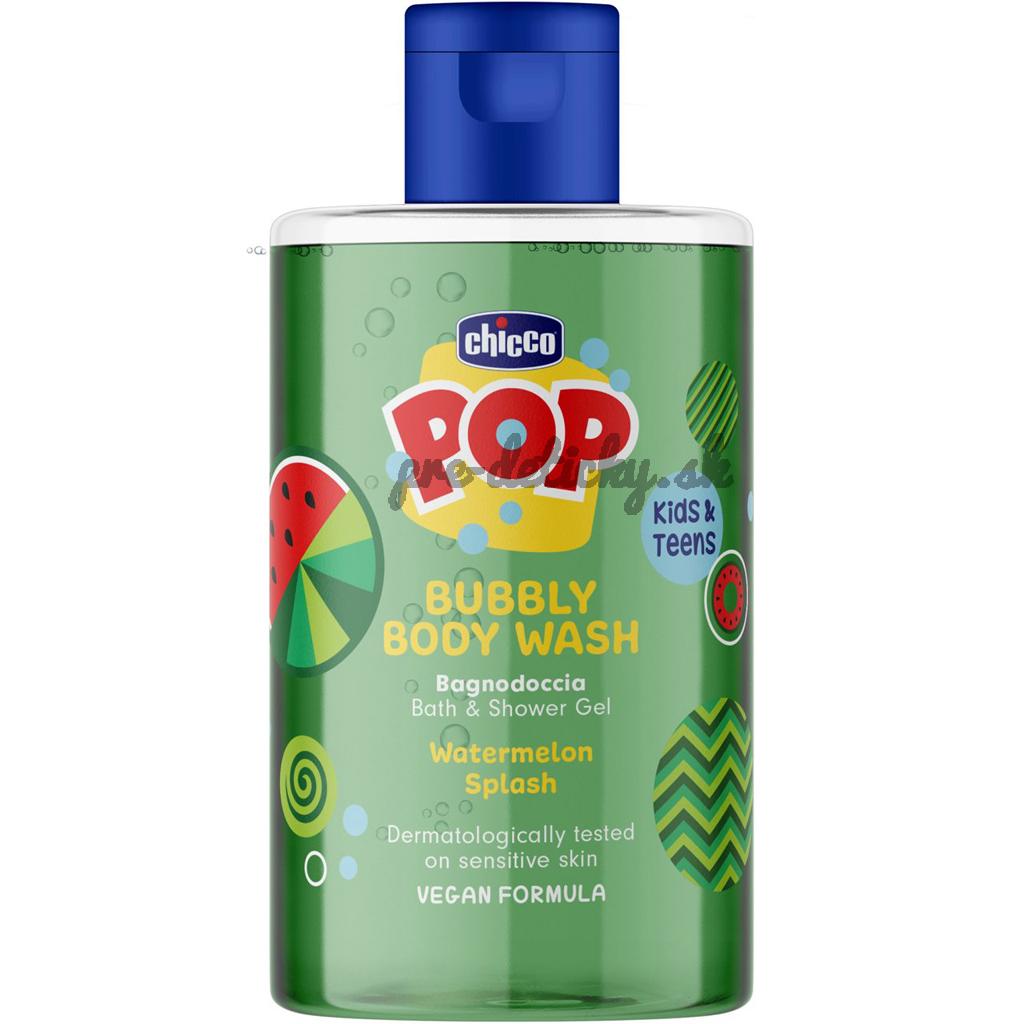 CHICCO Sprchový gél Watermelon splash POP pre deti a teenagerov 300ml