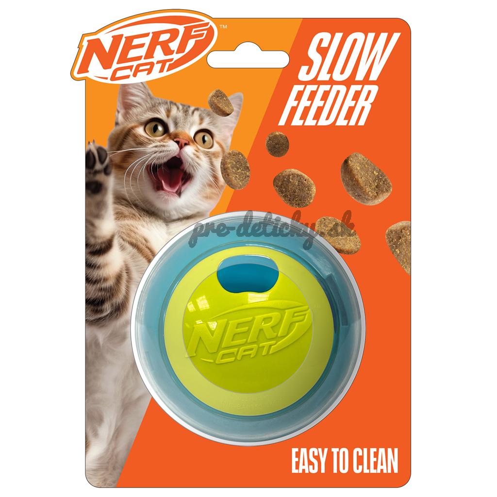 NERF CAT Hračka pre mačky loptička na maškrty 9 cm