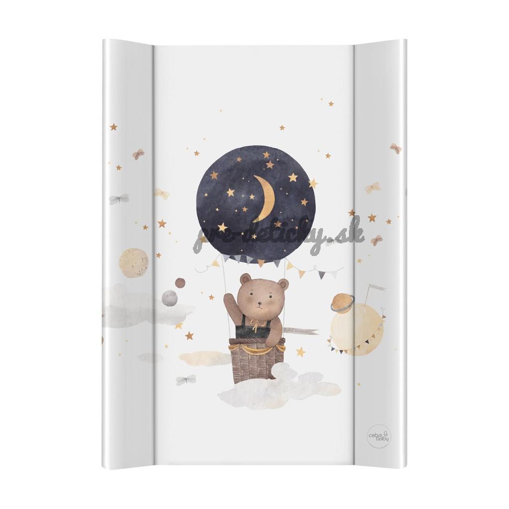 CEBA BABY Podložka prebaľovacia 2-hranná mäkká (50x70) Basic Cosmic Bear