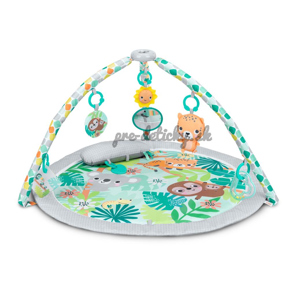 BRIGHT STARTS Deka na hranie s aktivitami Wild Rainforest™ FoldAway™ 0m+