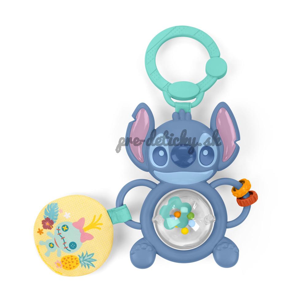 BRIGHT STARTS Hračka na C krúžku senzorická Stitch Tummy Tumble™ 0m+