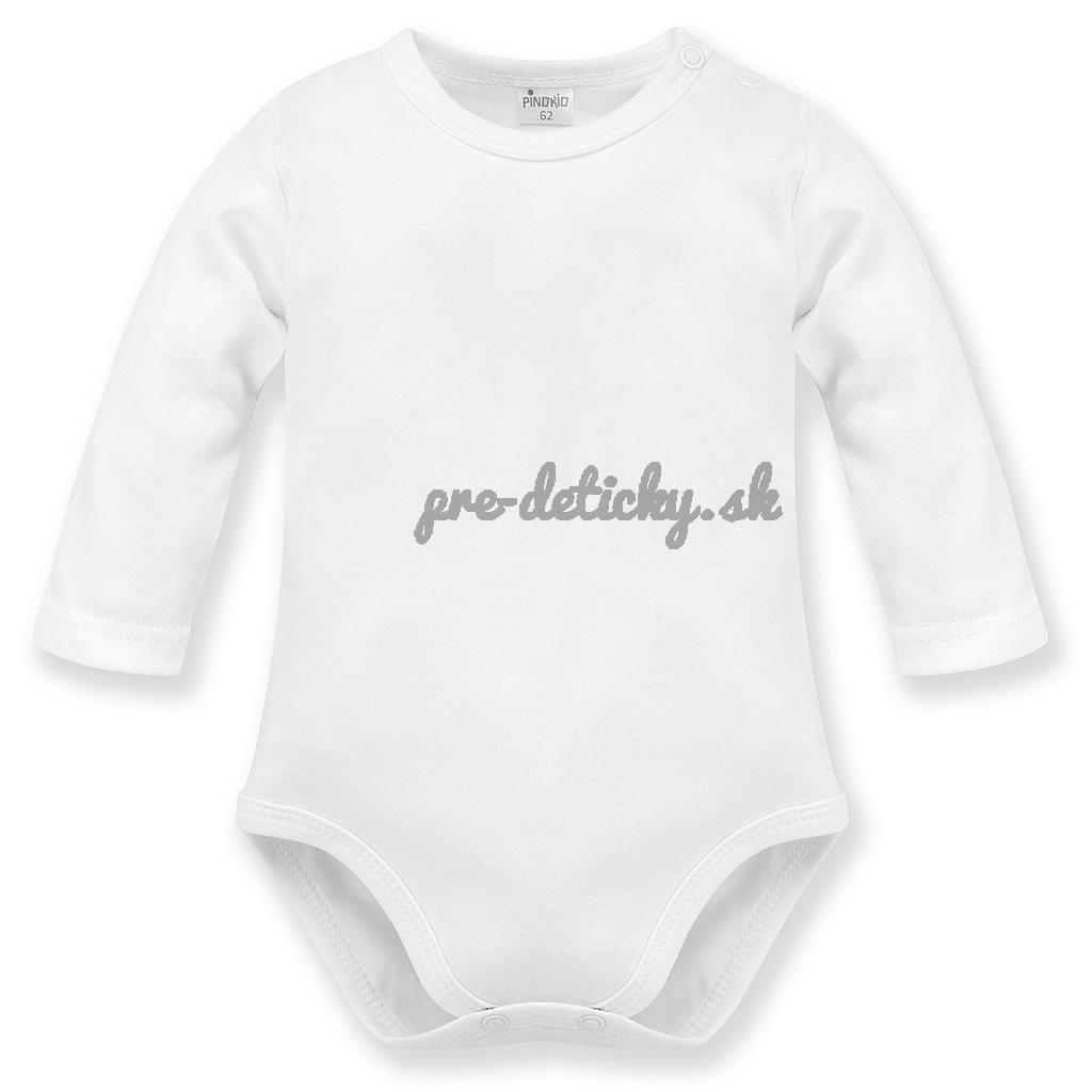 PINOKIO Body dlhý rukáv Lovely Day uni biela veľ. 68