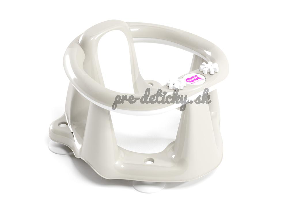 OK BABY Sedadlo do vane protišmykové Flipper Evolution s prísavkami 6–15m White