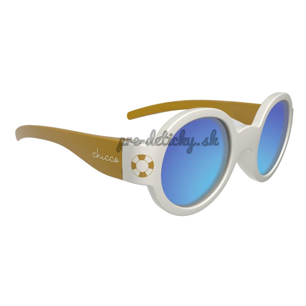 CHICCO Okuliare slnečné Cream Mirror 0m+