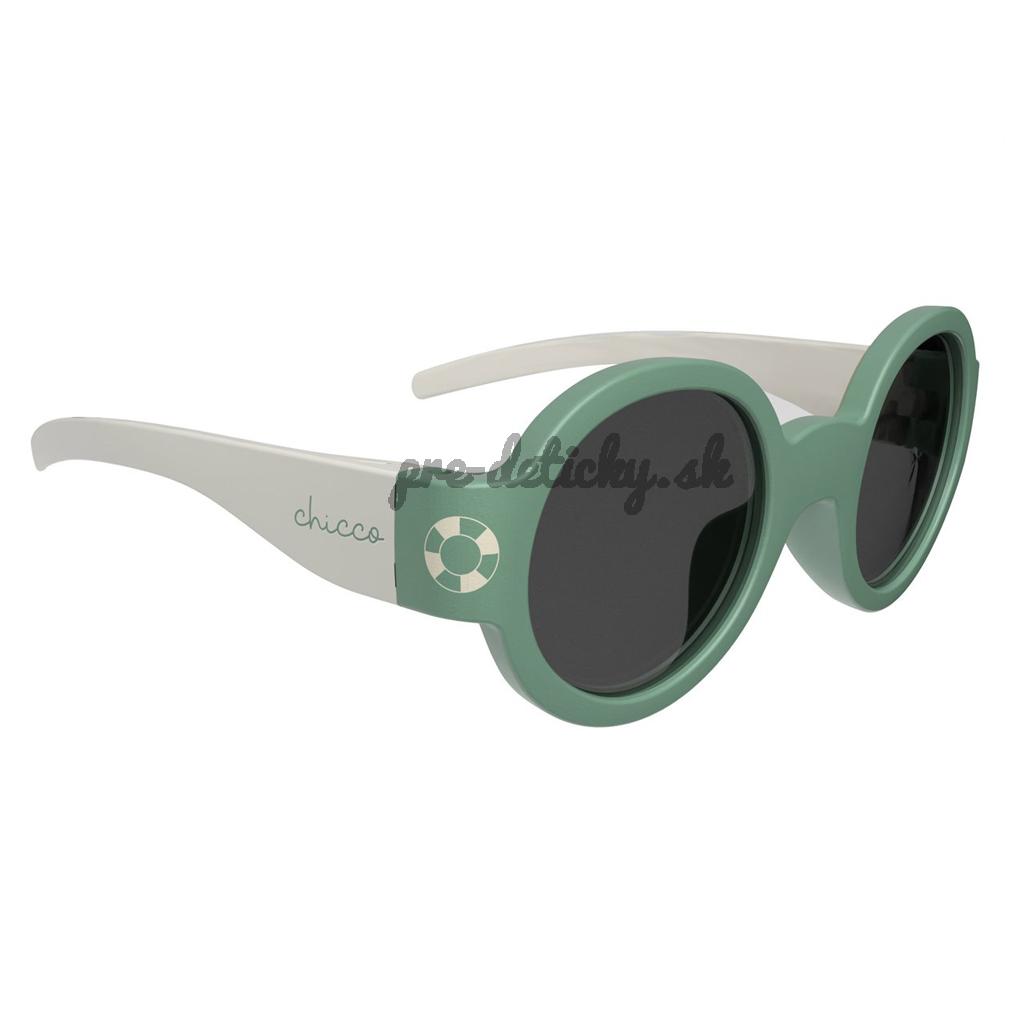 CHICCO Okuliare slnečné Green Smoky 0m+