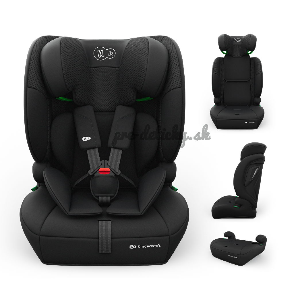 KINDERKRAFT Autosedačka Comfort Up 2 Plus i-Size (76-150 cm) Black