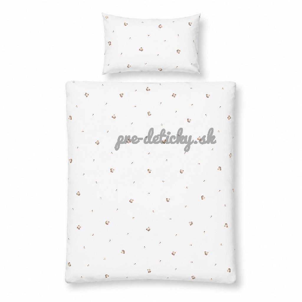 BABYMATEX Obliečky nepremokavé Jersey 100x135cm, 40x60cm Medvedík