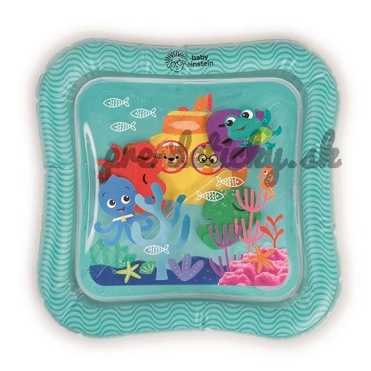 BABY EINSTEIN Podložka vodná 40x40 cm Sensory Splash™ 0m+