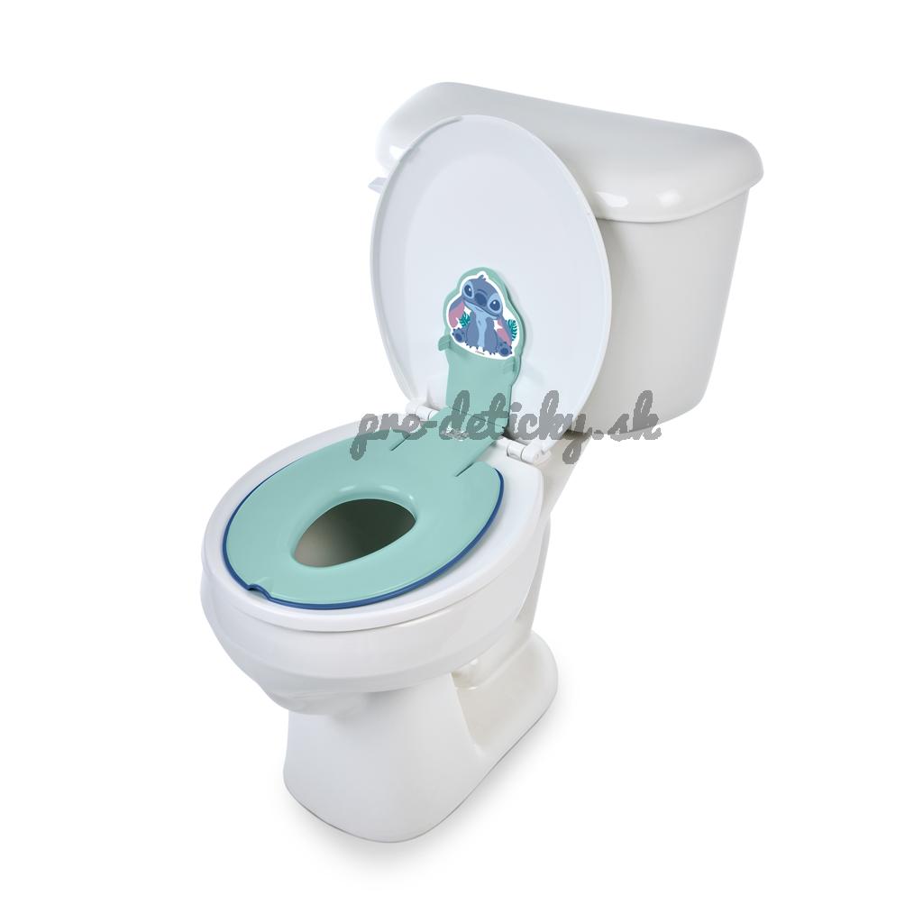 BRIGHT STARTS Redukcia na WC nalepovacia Flip & Sit™ STITCH™ 18m+, do 23kg