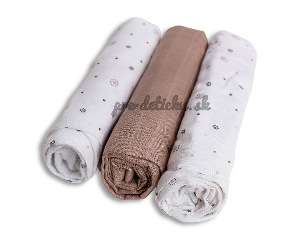 BABYMATEX Plienky bambusové 70x70cm 3ks, Hviezdičky