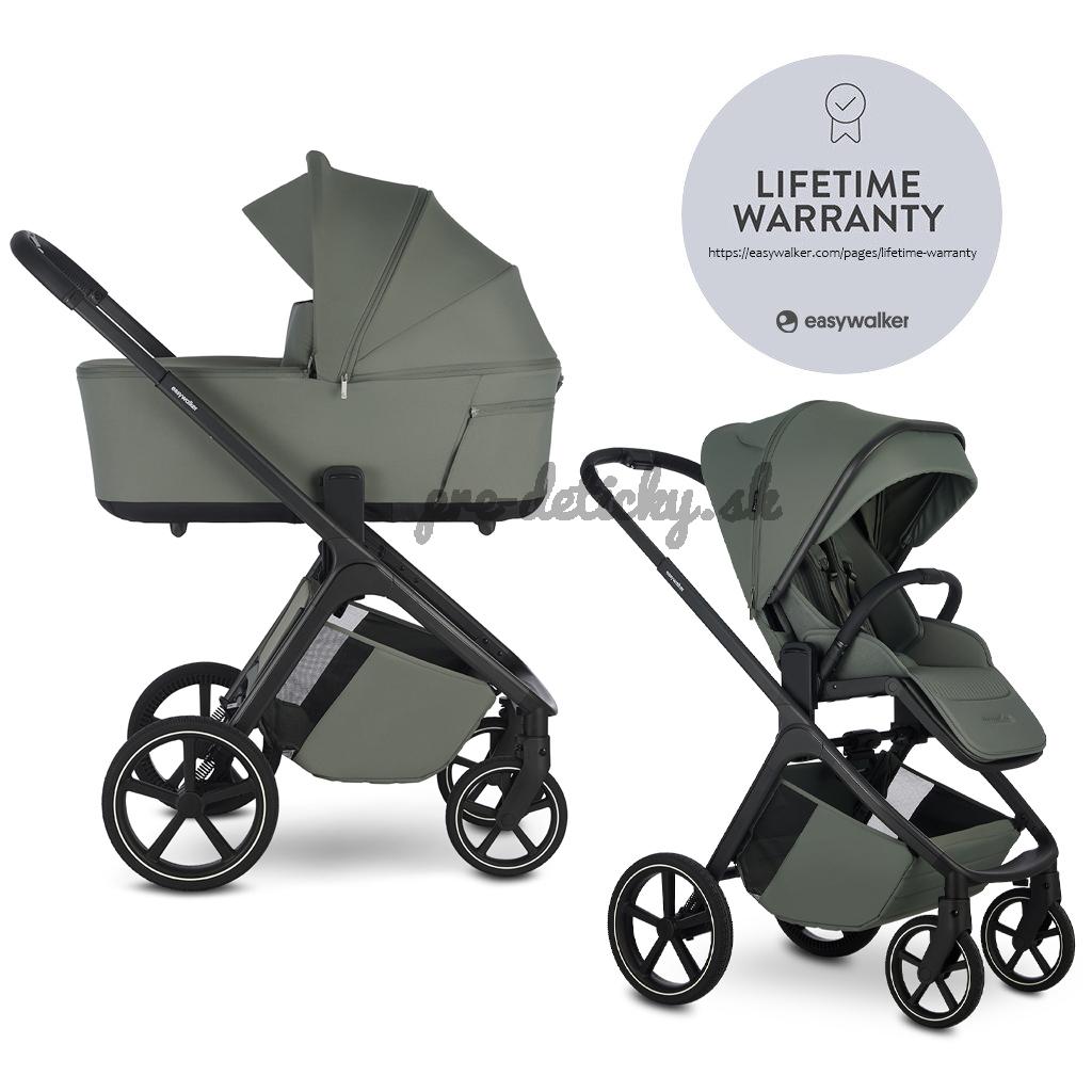 EASYWALKER Kočík kombinovaný Zoey Go Mineral Green