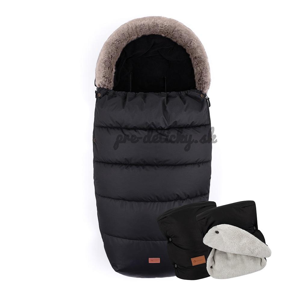 PETITE&MARS Fusak 4v1 Comfy Forever Black + rukávnik Jasie Ink Black
