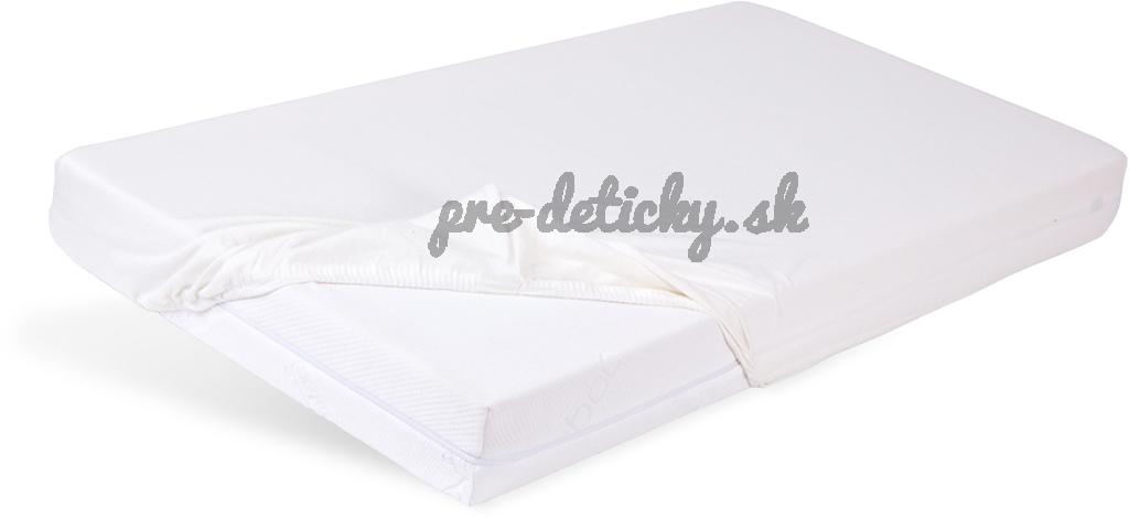 BABYMATEX Plachta nepromokavá napínacia Bamboo 60x120cm biela