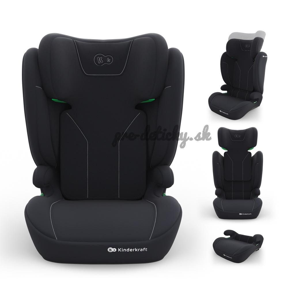 KINDERKRAFT Autosedačka i-Spark 2 Plus i-Size (100-150 cm) Black