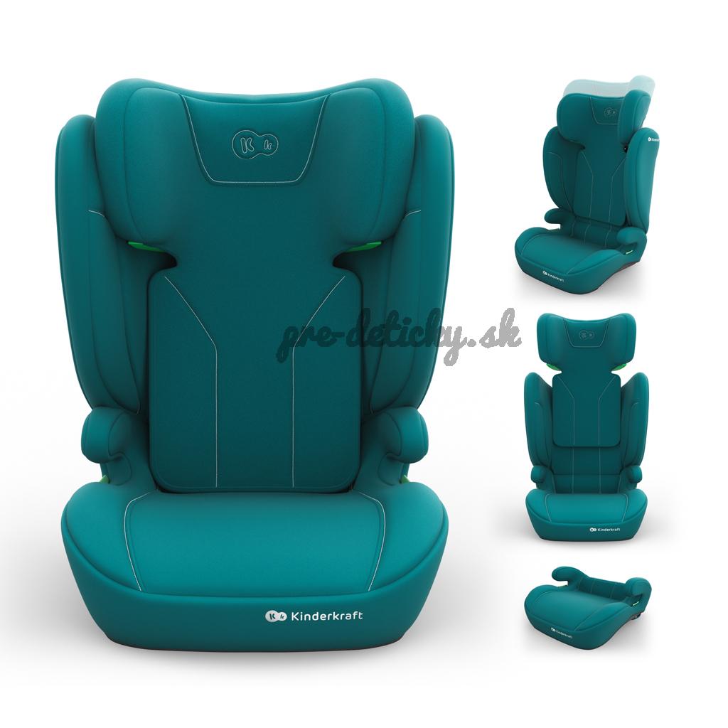 KINDERKRAFT Autosedačka i-Spark 2 Plus i-Size (100-150 cm) Green