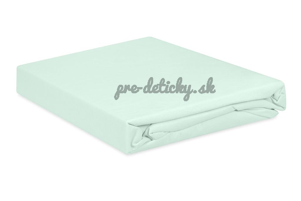 BABYMATEX Plachta nepromokavá napínacia Jersey 70x140cm mätová