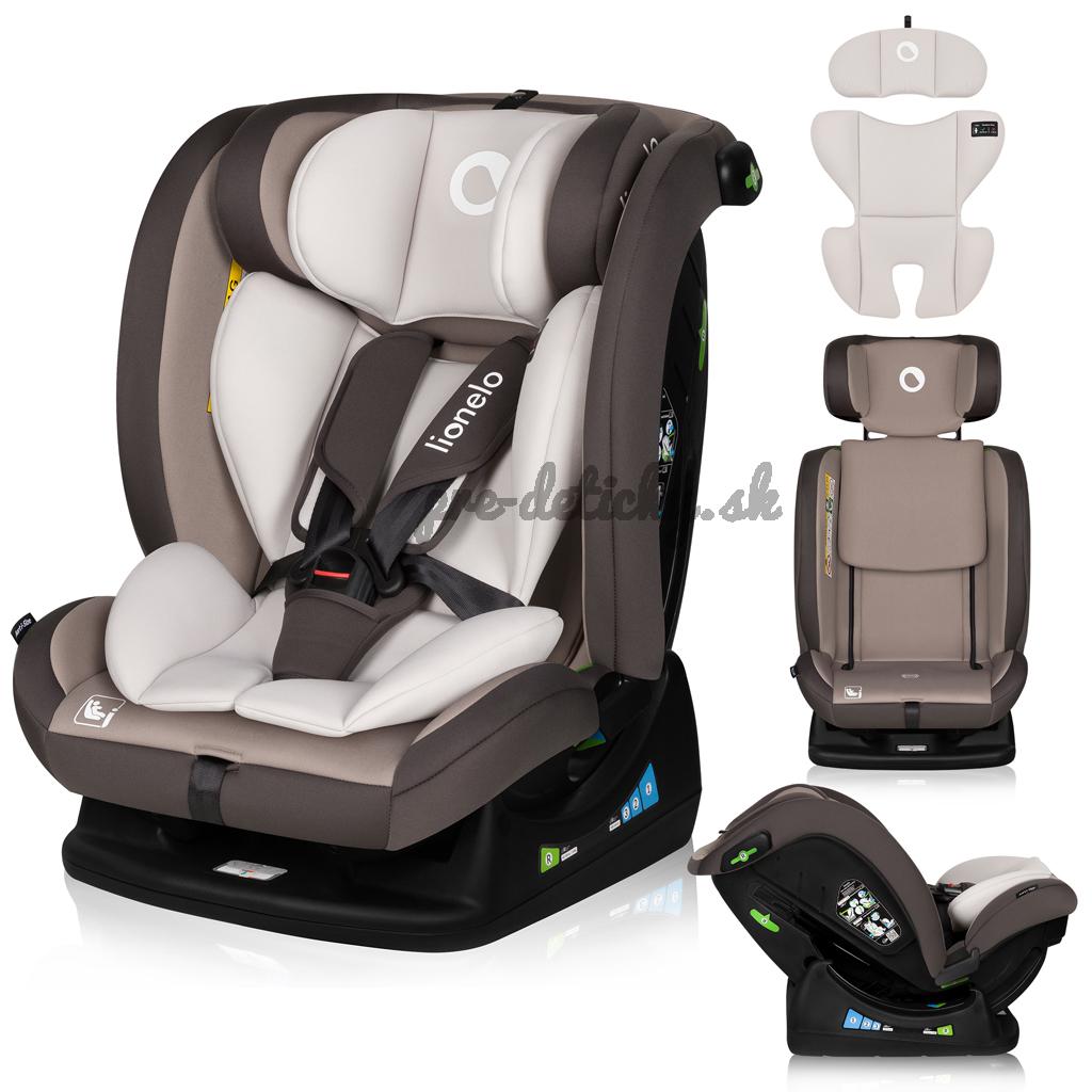 LIONELO Autosedačka Aart i-Size (40-150 cm) Beige Latte