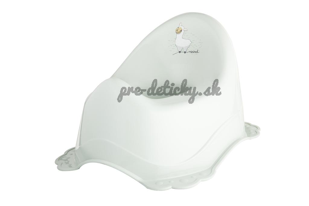 MALTEX Nočník protišmykový Lama Minimal Sage Green